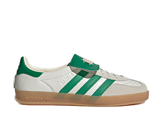FOOT INDUSTRY × adidas Originals Gazelle Indoor "Off White/Green/Hemp" 27.5cm