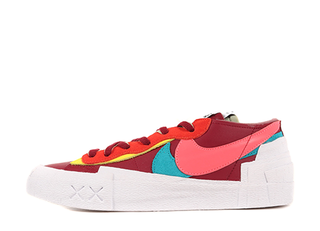 Cowes x Sakai x Nike Blazer Low "Team Red" Team Red/HoWight/Pink 28cm