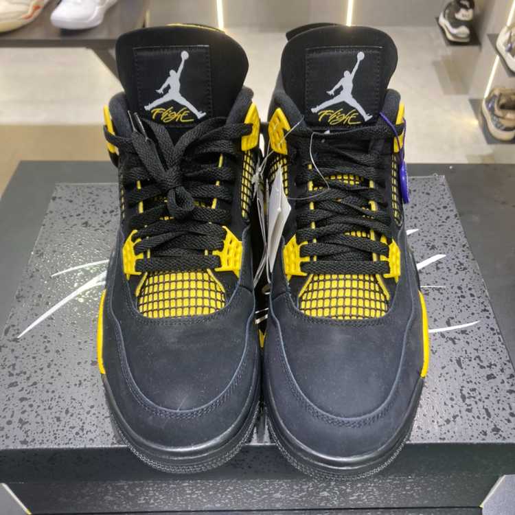 Nike Air Jordan 4 Retro "Zapdos/Black" (2023) 29cm