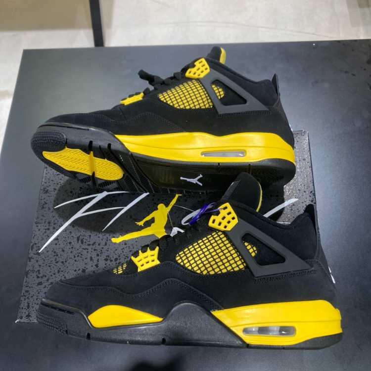 Nike Air Jordan 4 Retro "Zapdos/Black" (2023) 29cm