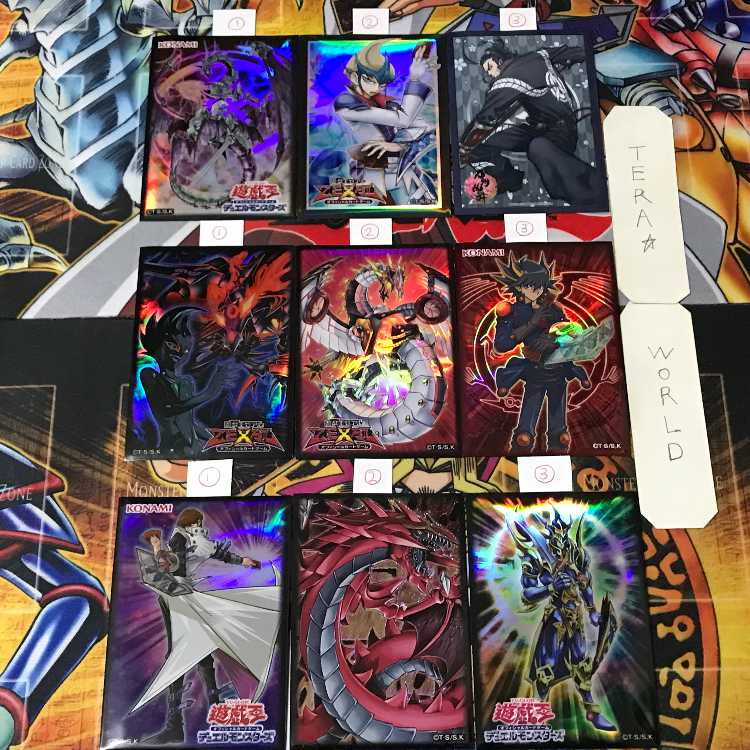 遊戯王 福袋 1個100円 ノーマル×2＋レア以上1枚、スリーブ3枚セット