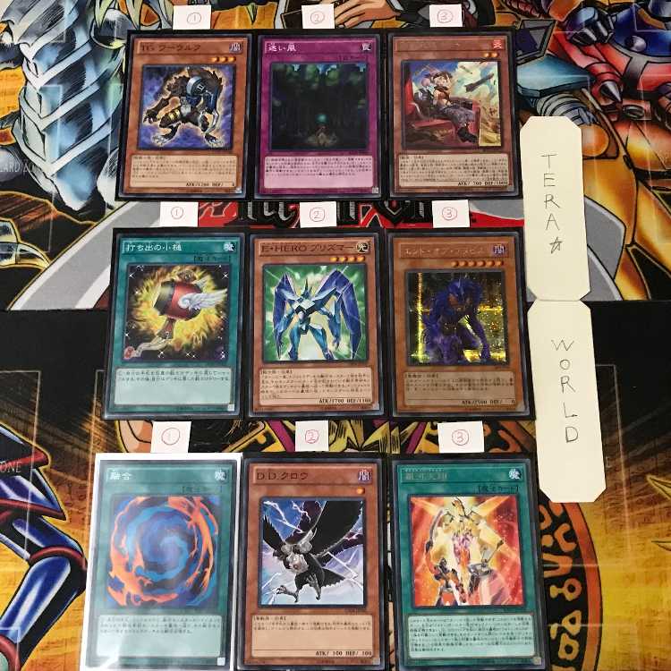 遊戯王 福袋 1個100円 ノーマル×2＋レア以上1枚、スリーブ3枚セット