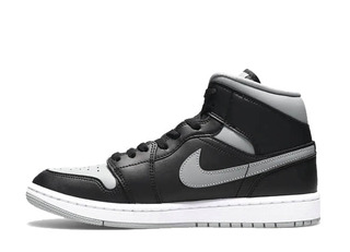 Nike Women's Air Jordan 1 Mid Black/HoWight/Particle Gray 29cm