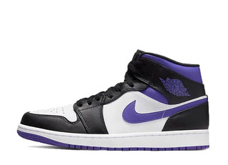 Nike Air Jordan 1 Mid "Court Purple" HoWight/Black Court Purple 28cm