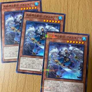 氷結界の剣士 ゲオルギアス3枚！ノーパラ1枚+ノーマル2枚
