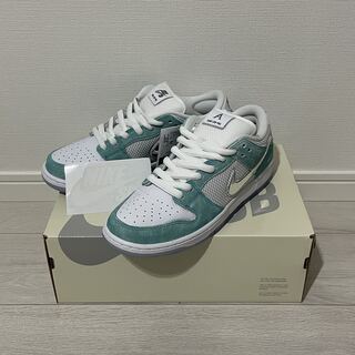 April Skateboards x Nike SB Dunk Low Pro QS "Turbo Green/Metallic Silver" 28cm