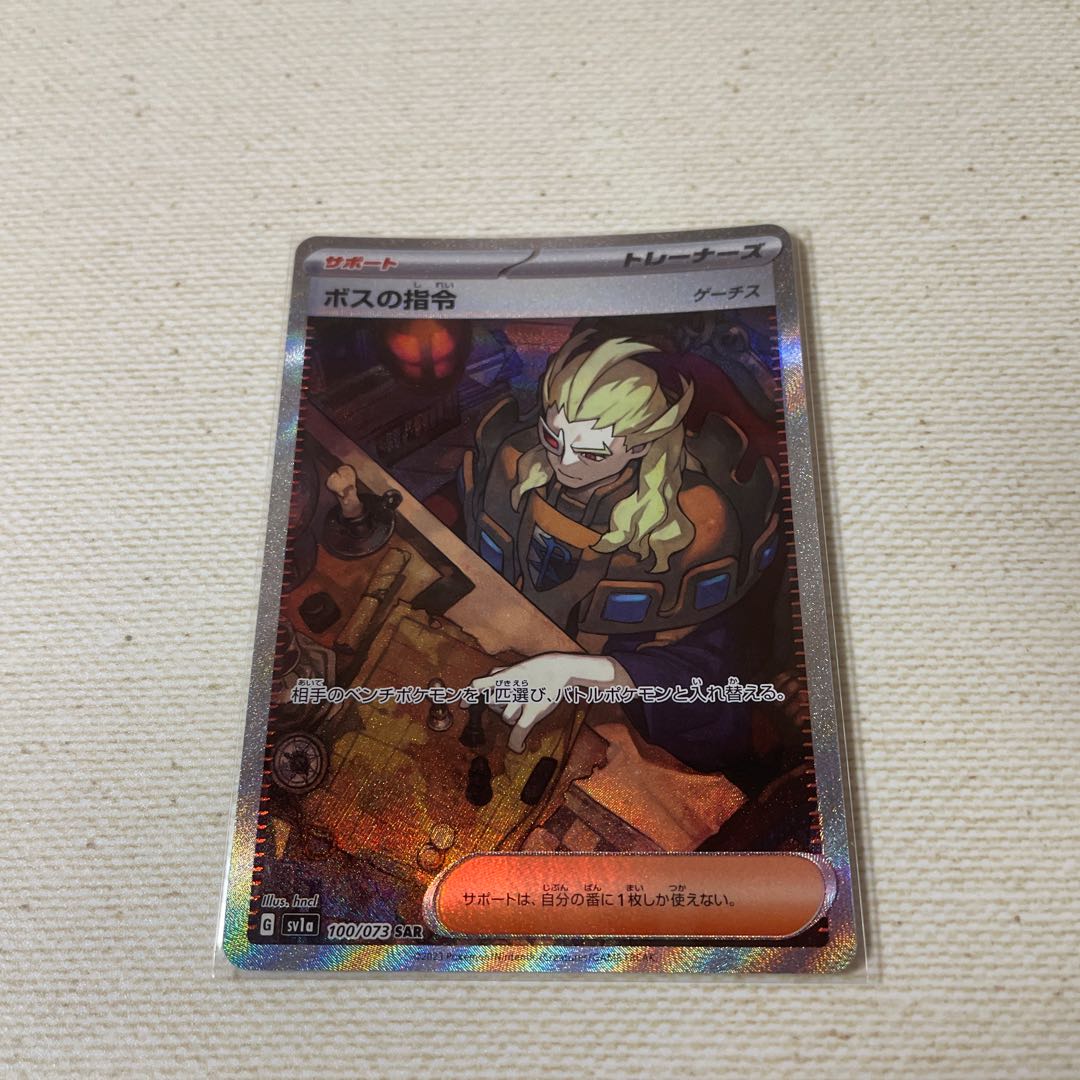 サポート トレーナーズ  ボスの指令  ゲーチス  SAR