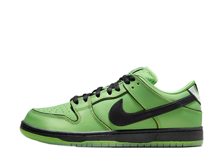 The Powerpuff Girls x Nike SB Dunk Low Pro QS "Buttercup" Mean Green/Black 24cm