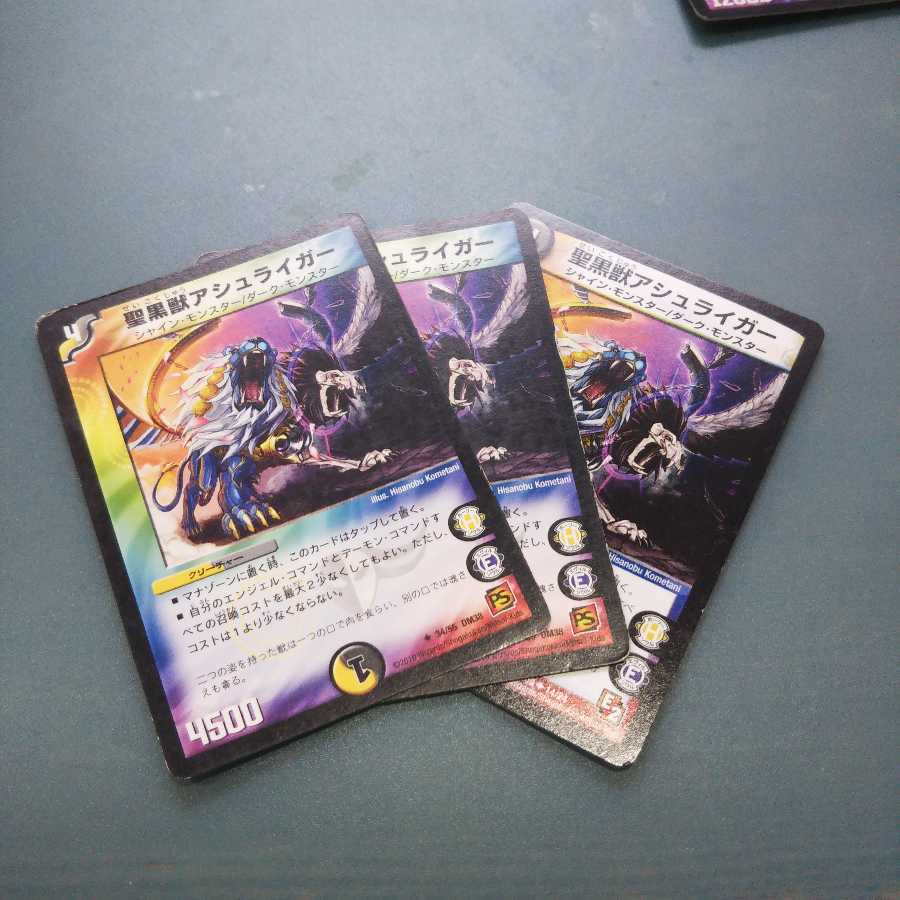 聖黒獣アシュライガー 3枚セット