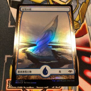 MTG 冠雪の島　foil