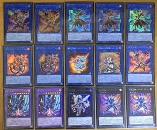 転生炎獣デッキ　ガチデッキ　二重スリーブ