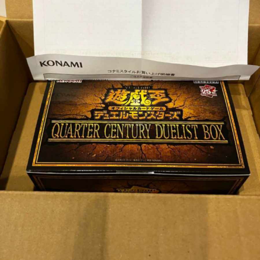 Price negotiable] YU-GI-OH QUARTER CENTURY DUES Squirrel tote box QUARTER CENTURY 1 box 1BOX