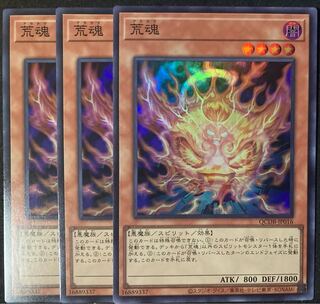 3枚 荒魂  スーパーレア 遊戯王 QCDB 25th