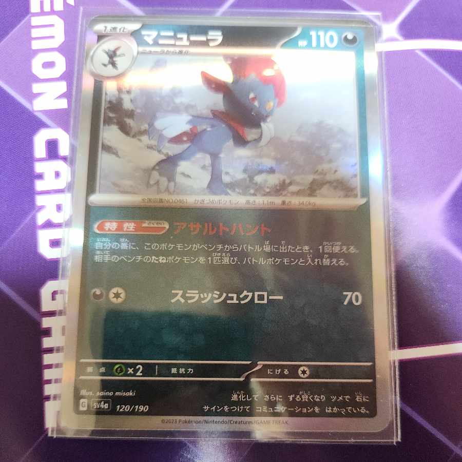 Weavile(R spec) 120/190