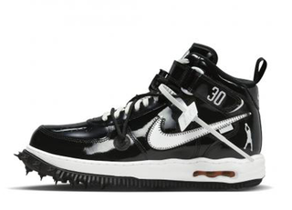 Off-White x Nike Air Force 1 Mid "Sheed "Black/White 28cm