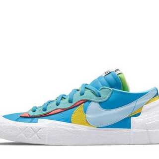 Cowes x Sakai x Nike Blazer Low "Neptune Snubbull" Neptune Snubbull/Yellow/HoWight 26cm