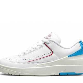 Nike Women's Air Jordan 2 Low "UNC To Chicago" Gym Red/Dark Powder Snubbull 29cm