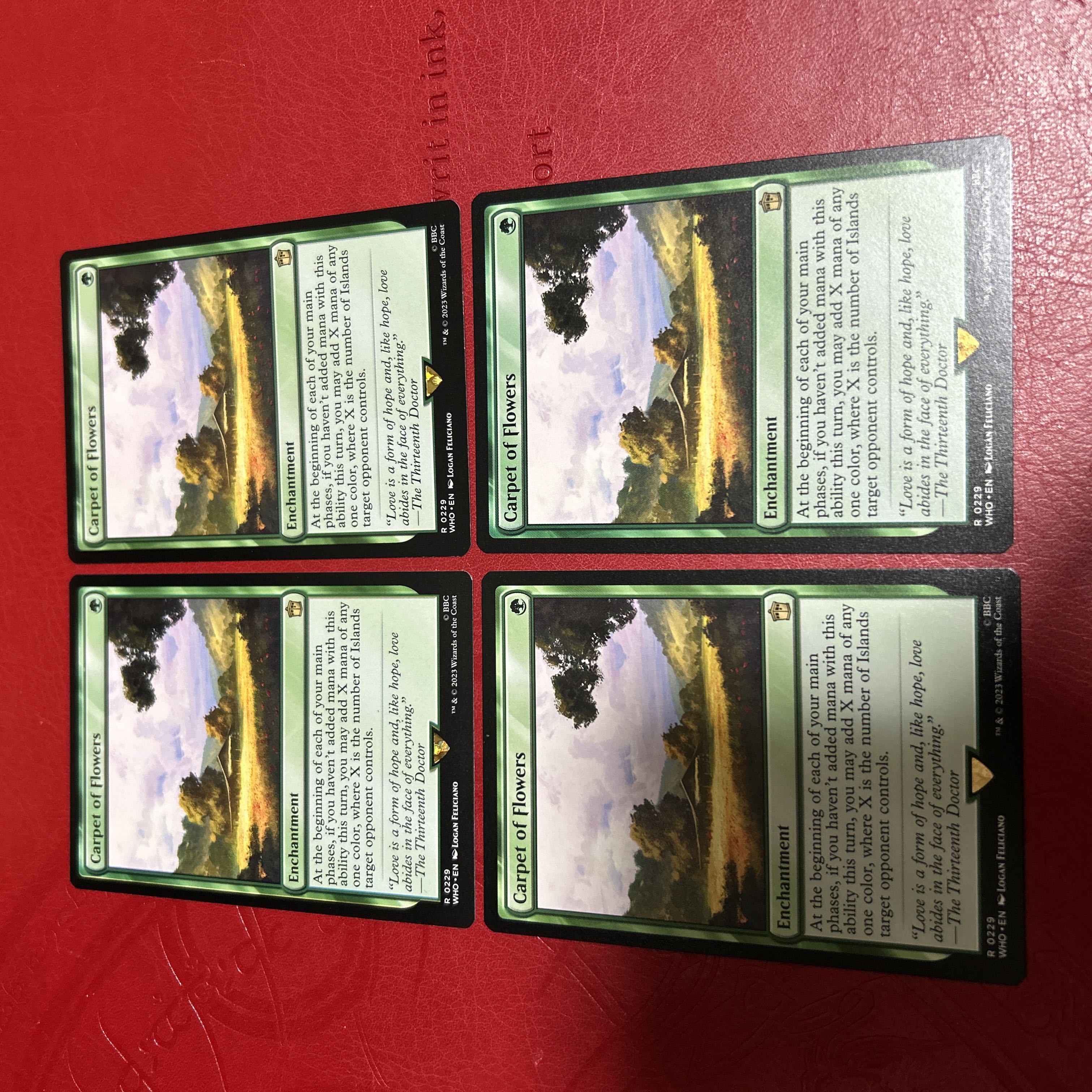 Carpet of Flowers who English edition up to 4 copies (price per copy)