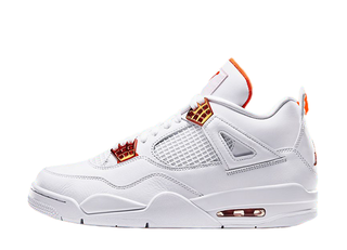 Nike Air Jordan 4 Retro "Orange Metallic" HoWight/Team Orange Metallic Silver 28.5cm