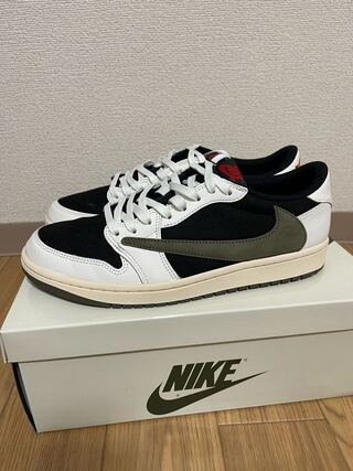 Travis Scott x Nike Td Air Jordan 1 Low OG "Medium Oleana" Medium Oleana/HoWight/Black 27.5cm