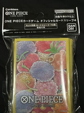 One Piece Card Game ONE PIECE Official Sleeve Darkness Demon Fruit