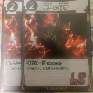 兜虫の甲冑2枚セット