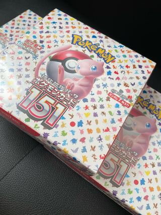 強化拡張パック「ポケモンカード151（イチゴーイチ）」 未開封BOX  3BOX