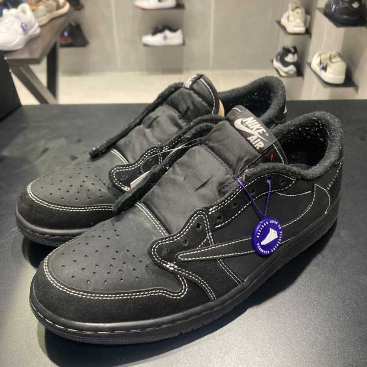 Travis Scott x Nike Air Jordan 1 Low OG "Black/Phantom" 28cm