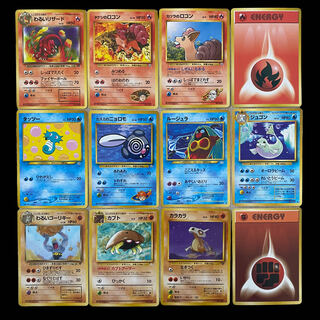 1427 [Pokémon Cards] Set of 12 old backs
