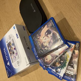 【美品・付属品完備】PSVITA プレイステーションヴィータ 本体　白　ホワイト