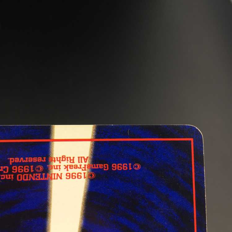 Pokemon card old back Blastoise lv52 marked