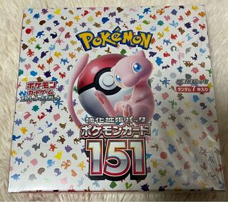 強化拡張パック「ポケモンカード151（イチゴーイチ）」 未開封BOX シュリンク付き 1BOX