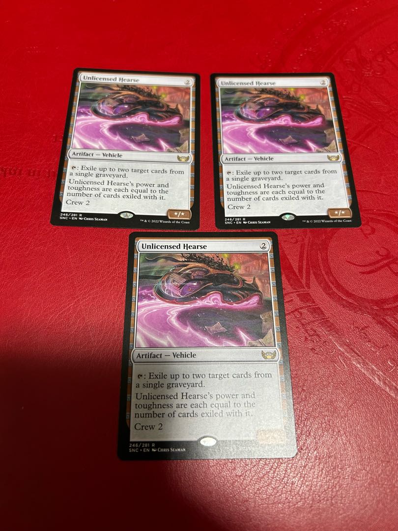 Unauthorized Hearse English edition, up to 2 copies'(price per copy)