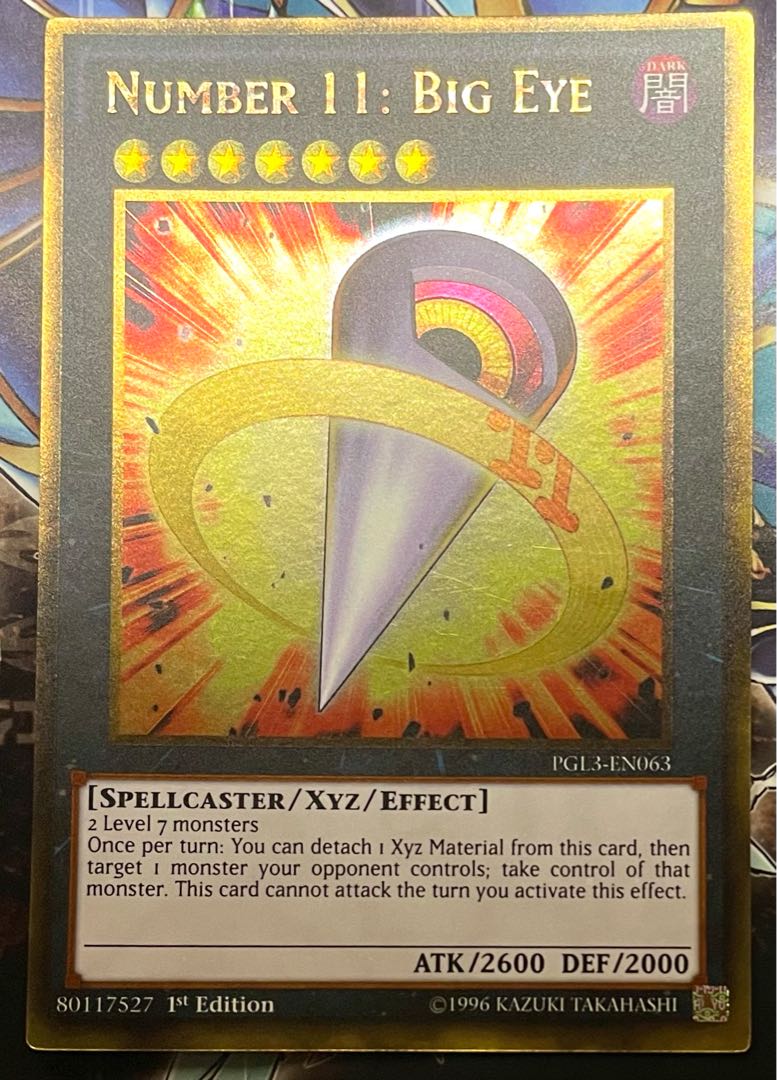 Number 11: Big Eye English Gold Rare Ultra Rare