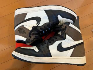 Nike Air Jordan 1 Retro High Og "Mocha" Sail/Dark Mocha Black Black 27.5cm