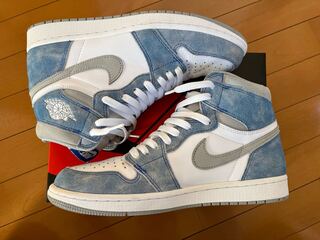 Nike Air Jordan 1 Retro High Og Hyper Royal/HoWight Light Smoke Grey 27cm