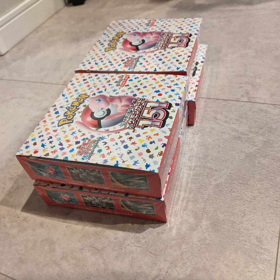 Enhanced Expansion Pack "Pokémon Card 151 (Ichigoichi)" Unopened box 4BOX