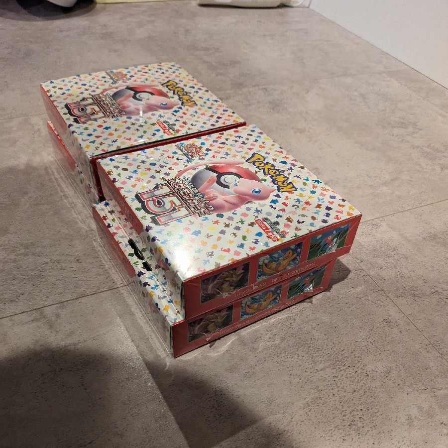 Enhanced Expansion Pack "Pokémon Card 151 (Ichigoichi)" Unopened box 4BOX