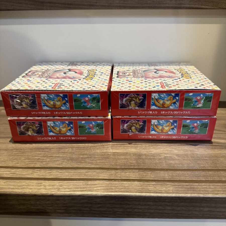 Enhanced Expansion Pack "Pokémon Card 151 (Ichigoichi)" Unopened box 4BOX