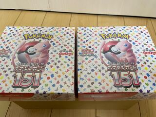 強化拡張パック「ポケモンカード151（イチゴーイチ）」 未開封BOX  2BOX