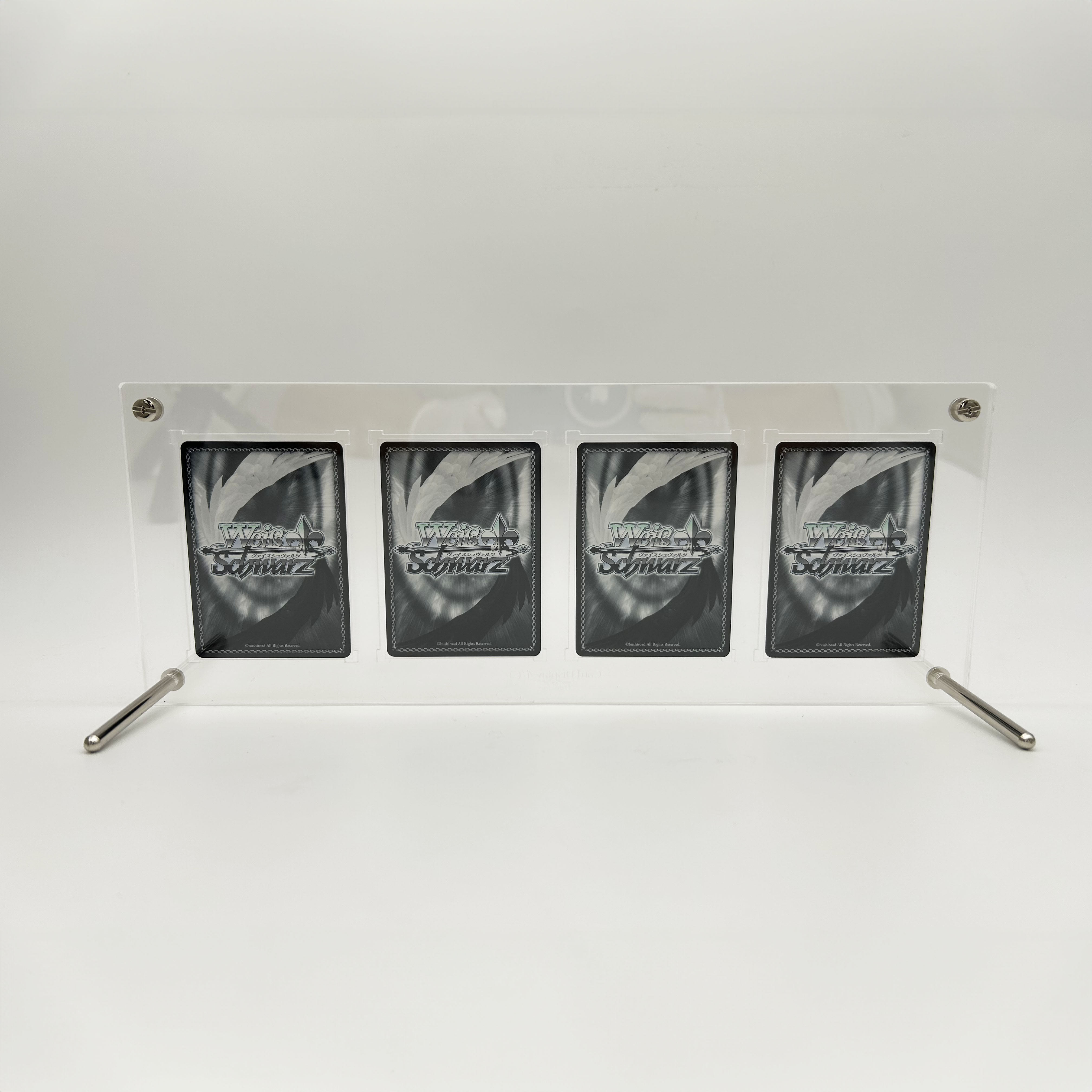 TTdesign Photo Shooting] Acrylic 4-serial Display for Regular Cards + Omake Weiss Schwarz: Free Shipping! 1枚