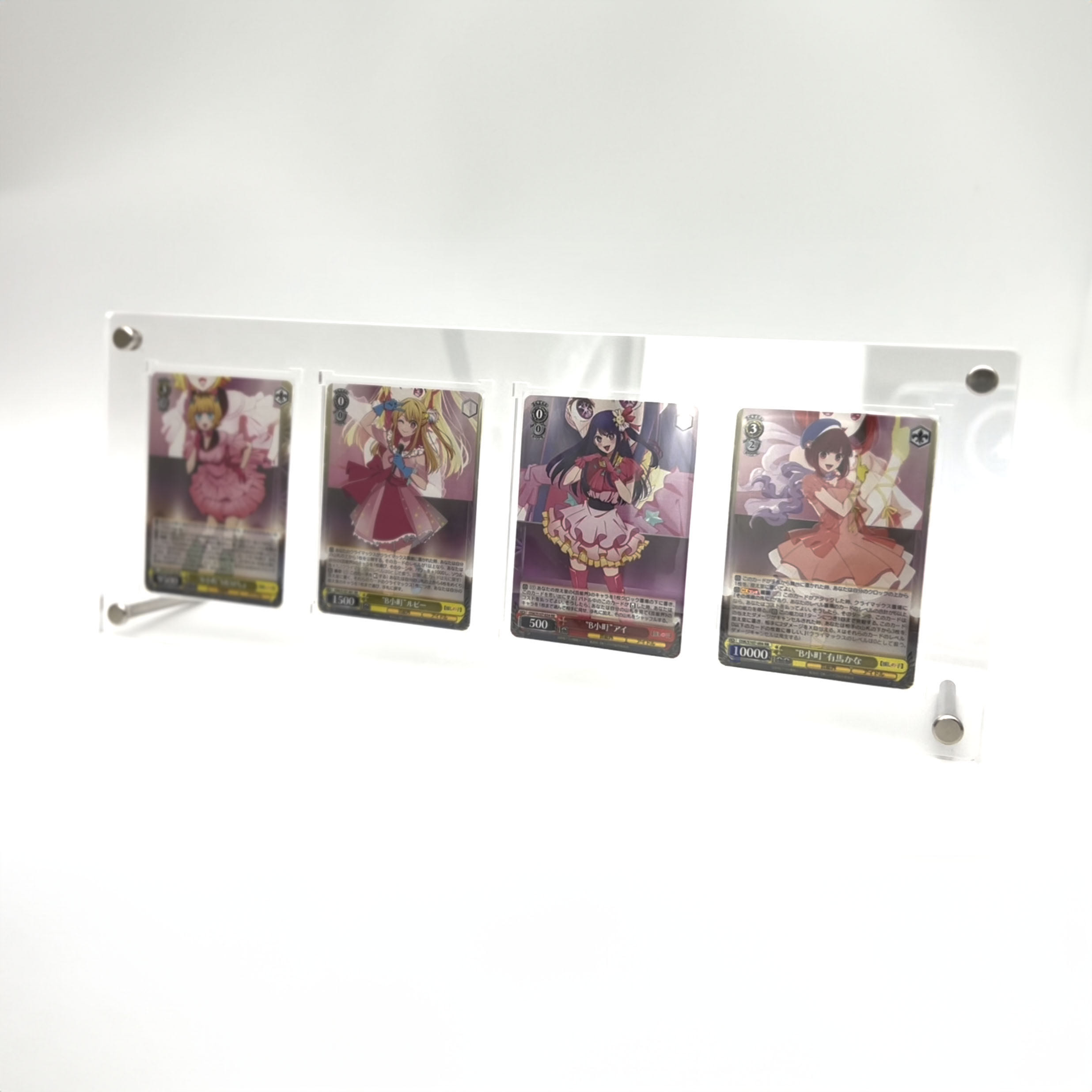 TTdesign Photo Shooting] Acrylic 4-serial Display for Regular Cards + Omake Weiss Schwarz: Free Shipping! 1枚