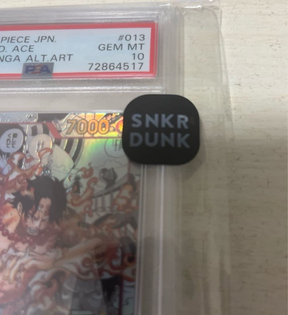 One Piece Card Portgas D. Ace Comipara PSA10