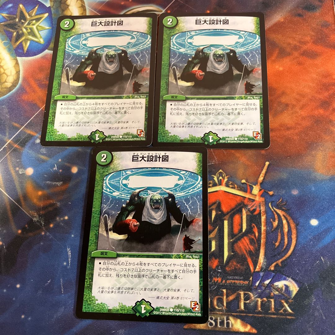 Giant blueprints C 110/110 3 pieces