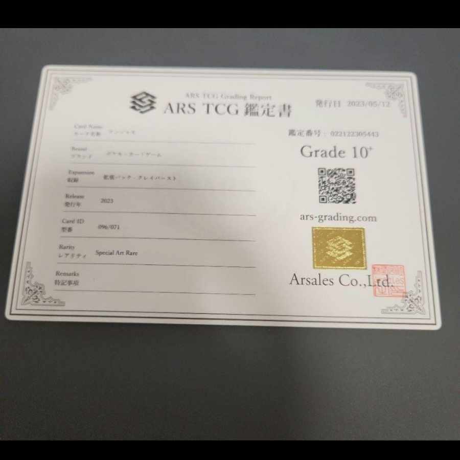 [ARS10 +] Nanjamo sar psa