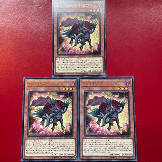 Yu-Gi-Oh! Red Rose Dragon [DP21] Character Rare 3-Card Set