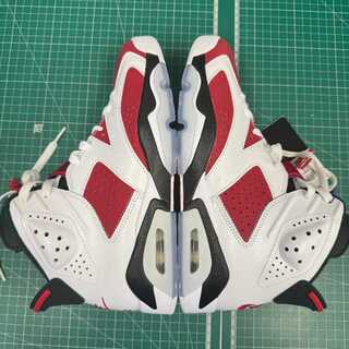 Nike Air Jordan 6 Retro "Carmine" Black/HoWight Carmine 26cm