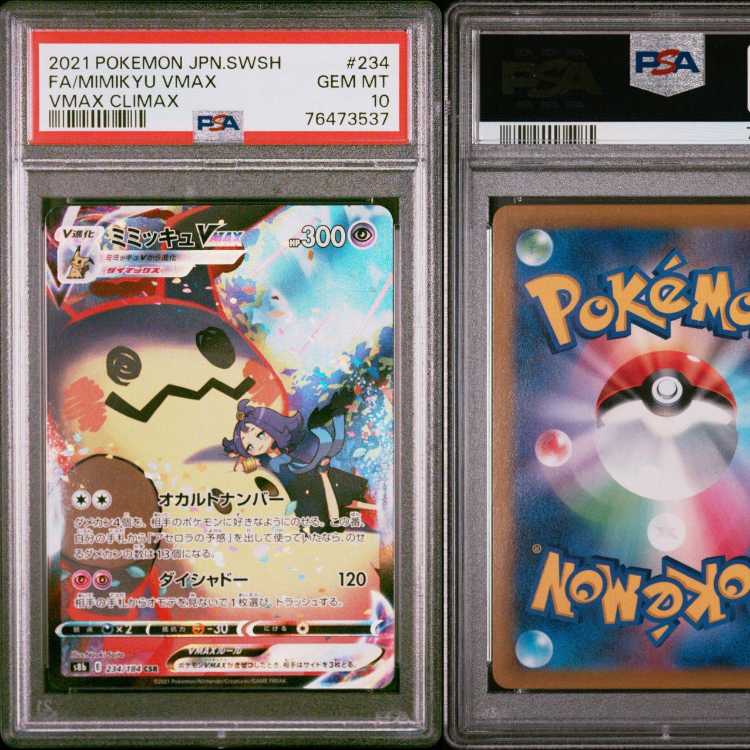 Mimikyuvmax csr psa10 pokémon cards today - next day shipping