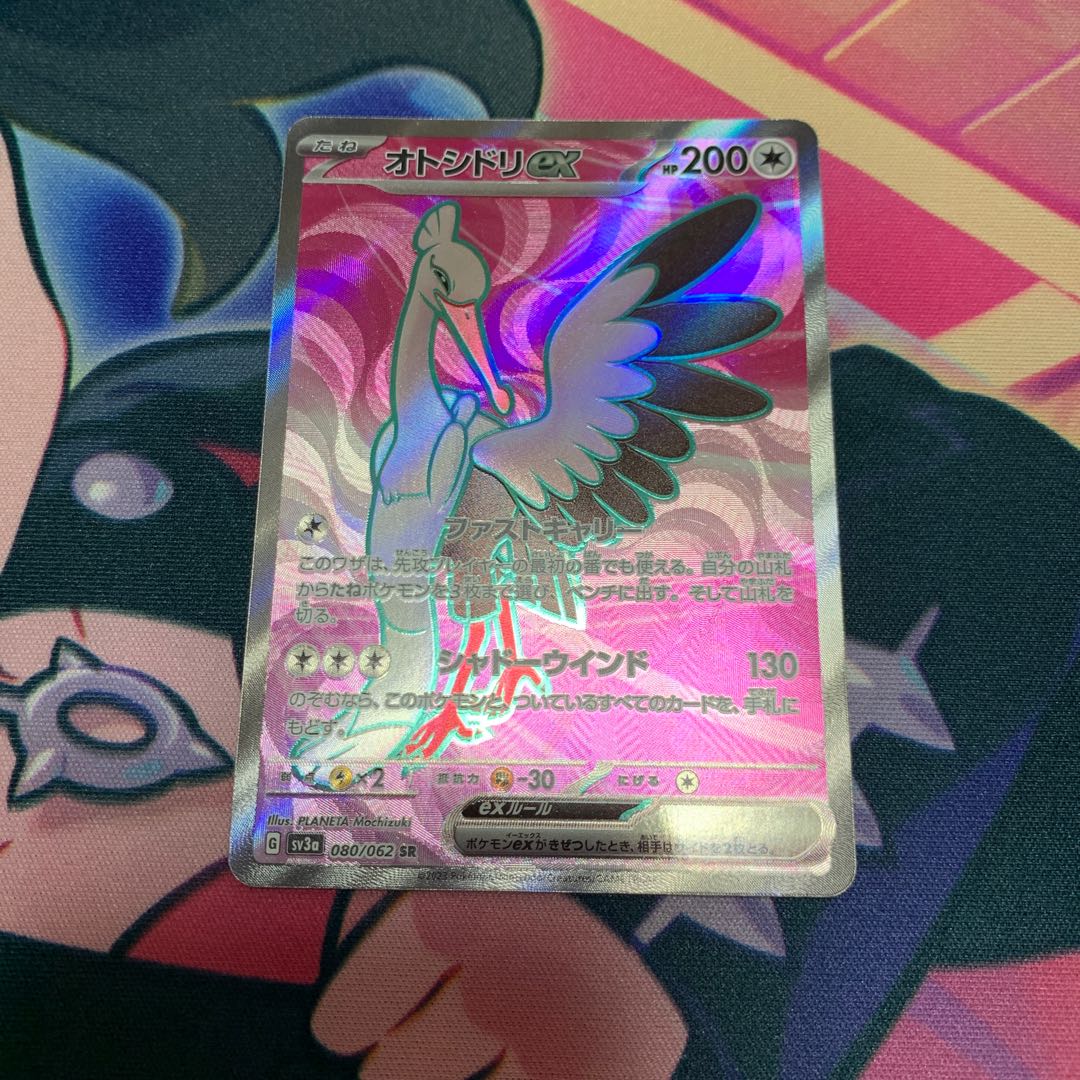 Ptarmigan ex, scratches on back.