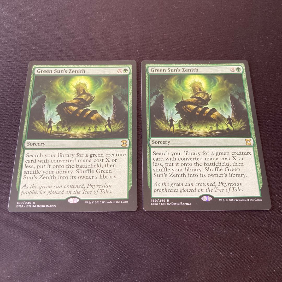 Green Sun's Zenith x2 mtg
